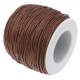 Wax cord 1.0 mm Sienna